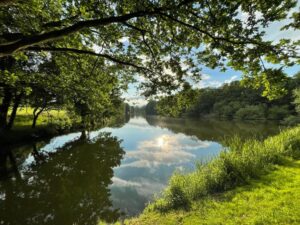 Lake outside the Lodges