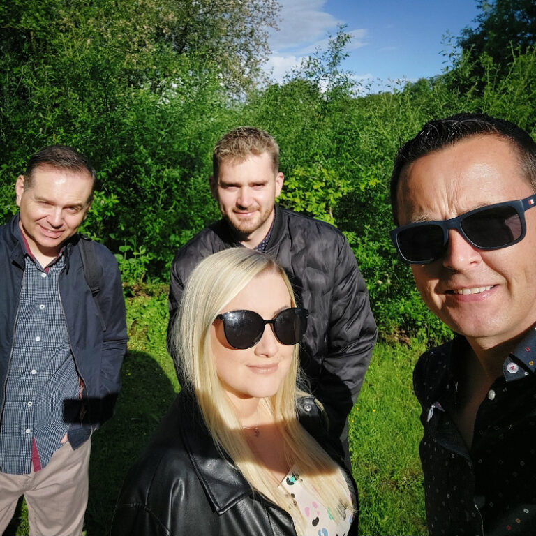 The Lodge Guys - Leigh, Hannah, Mark and Nick